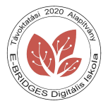 a(z} E-bridgeschool egyénre szabott online oktatás magántanárokkal logója